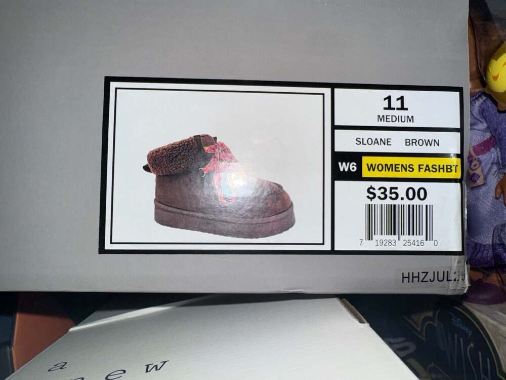 Falls Creek Sloane Brown Faux Fur Lined Platform Ankle Boots Size 11 - Picture 3 of 3